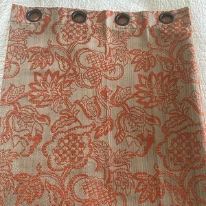 Yacon Floral Curtains - 2 panels, 84” long. 4 panels available!